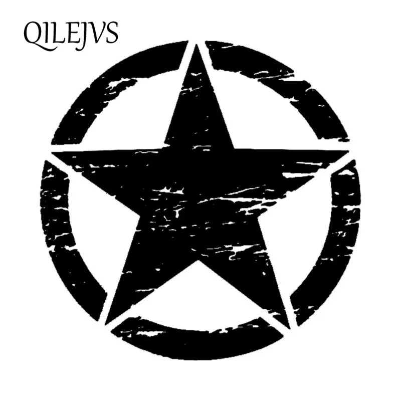 50cm Big Stickers on Cars Army Star Distressed Decal for Jeep Sticker Large Vinyl Hood Graphic Body Fits Most Vehicles - Image 3