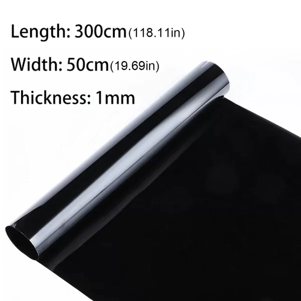 Car Window Tint Film 1/5/15/25/35/50 Percent Black Car Window Foils Tinting Film Glass Summer UV Protector Glass Sticker Films - Image 6