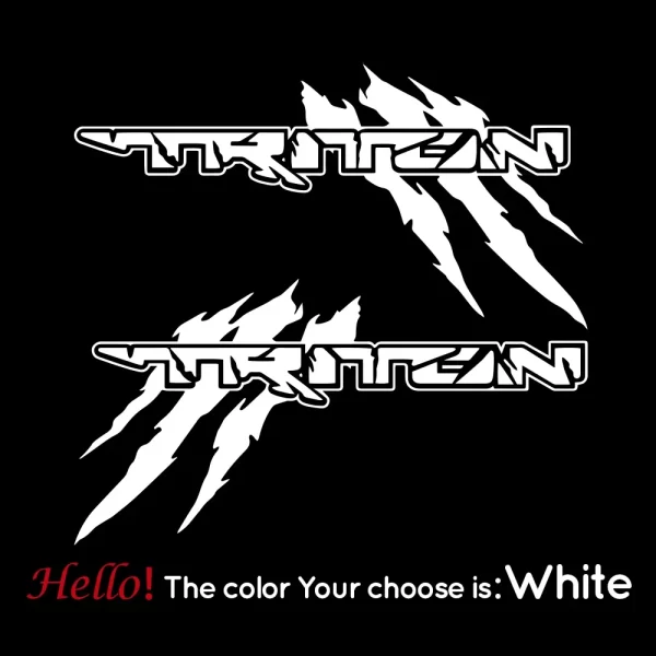2pcs Pick Up Stickers 4x4 Vehicle Graphics Decals for Mitsubishi L200 TRITON CLAWMARK Pickup Truck Vinyl Accessories stickers - Image 6