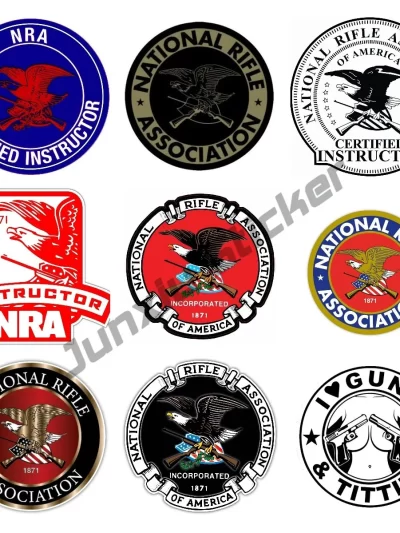 Cover Scratch Car Stickers National Rifle Association NRA Decal Waterproof Auto Motor Decoration Graphics PVC