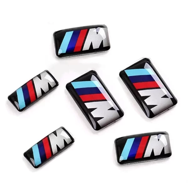 2PCS 5PCS BMW E46 E39 E38 E90 E60 E36 F30 F20 M Logo Car Steering Wheel Wheel Center Emblem Badge Sticker Decal Styling - Image 3