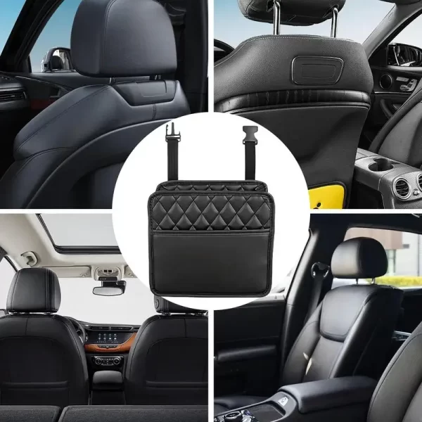 Car Organizer Backseat Car Snack Organizer Car Organizers And Storage High-Capacity Seat Back Pouch Space Saving Storage Handbag - Image 3