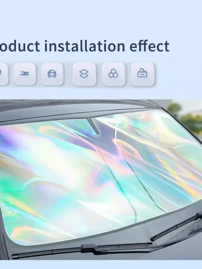 Car Sun Visor Window Block Shades Protector Windshield Visor Sun Shade UV Block Heat Insulation Windscreen Protector For Rvs