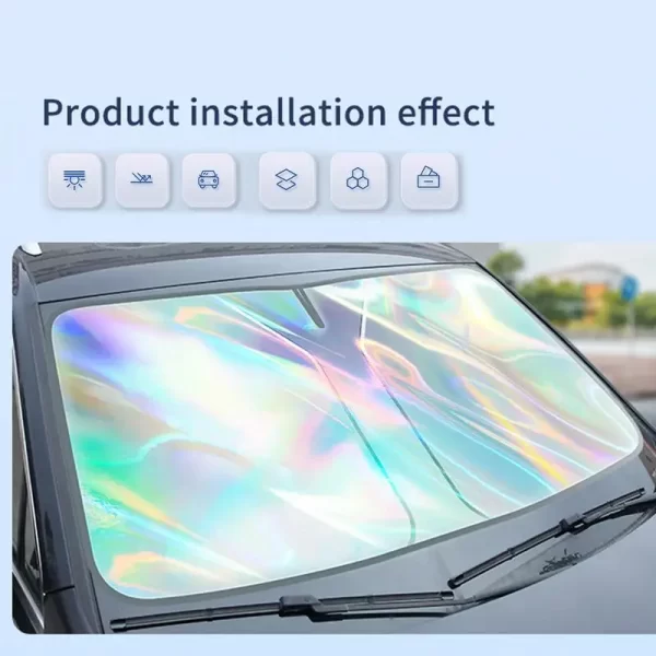 Car Sun Visor Window Block Shades Protector Windshield Visor Sun Shade UV Block Heat Insulation Windscreen Protector For Rvs