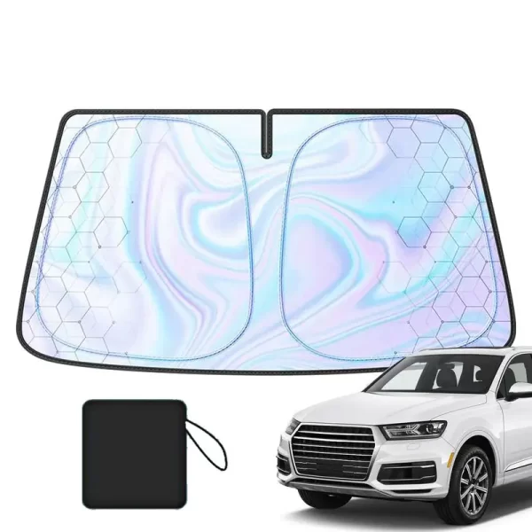 Front Windshield Sun Shade Front Window Cover Sunshade Foldable Car Seat Full Shield Blocks Max UV Rays And Keeps Your Vehicle