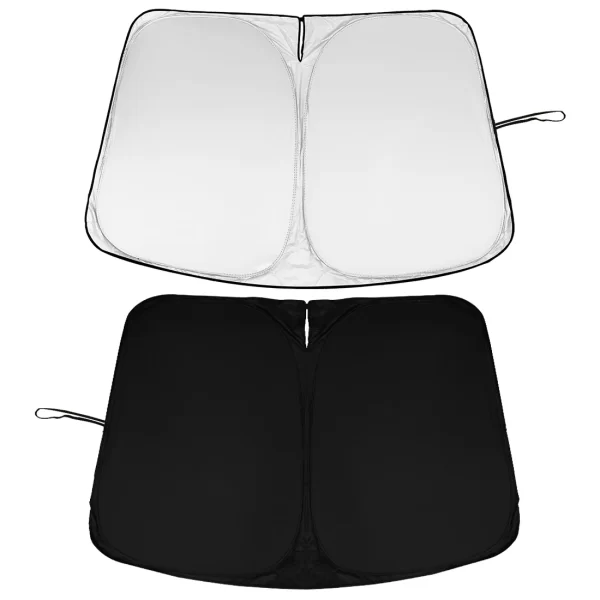 Car Windshield Sun Shade Covers Visors Front Window Sunscreen Protector Parasol Coche For Tesla Model 3 Y Sunshade Accessories - Image 3