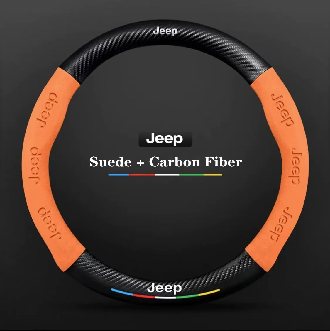 Car Steering Wheel Cover For Jeep Grand Cherokee XJ Renegade Compass Wrangler JK TJ Patriot SRT Trail Hawk Auto Accessories - Image 11