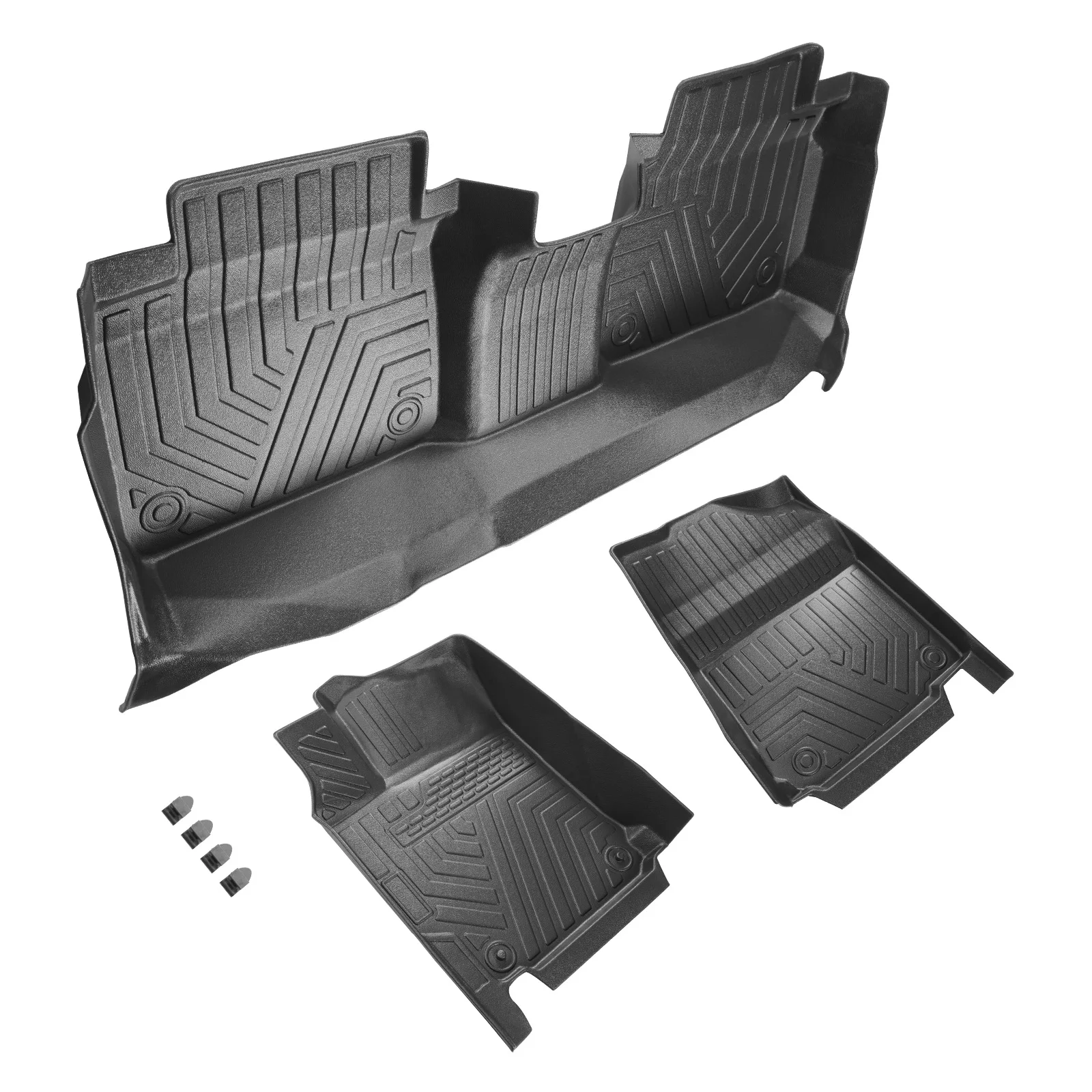 Floor Mats For Toyota Camry 2012-2017 TPE Rubber Liners All Weather Waterproof - Image 4