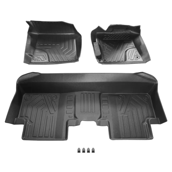 All Season Black Floor Liner Mats Waterproof for Honda Civic 2012-2015 Black - Image 3