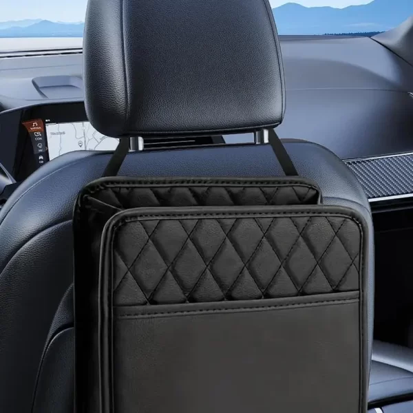 Car Organizer Backseat Car Snack Organizer Car Organizers And Storage High-Capacity Seat Back Pouch Space Saving Storage Handbag