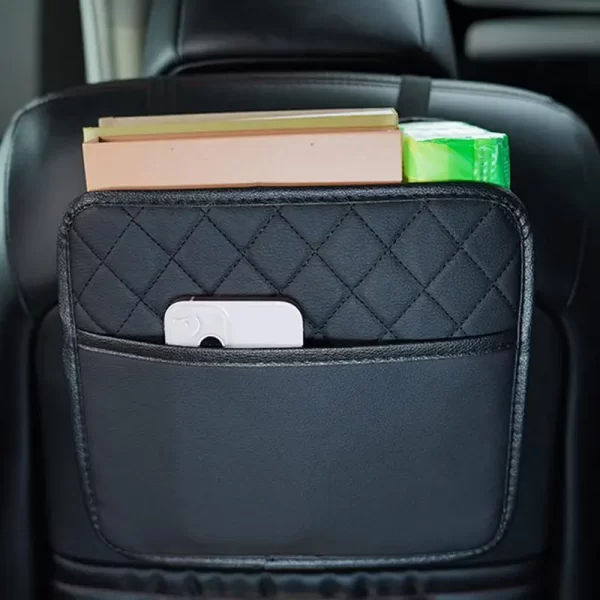 Car Organizer Backseat Car Snack Organizer Car Organizers And Storage High-Capacity Seat Back Pouch Space Saving Storage Handbag - Image 2