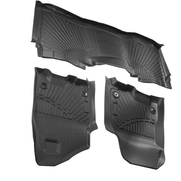 Floor Mats Liners TPE for Dodge Ram 1500  2019-2023 2024 Crew Cab for All-Weather - Image 6