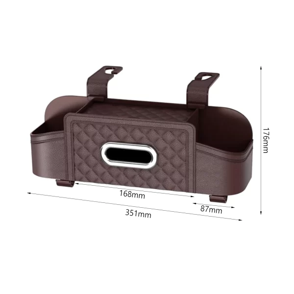 Car Back Seat Organizer Storage Box Universal Car Backseat Organizer Tissue Pocket Car Accessories Auto Interior Decoration - Image 7