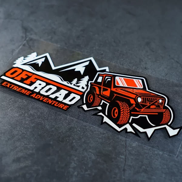 Car Sticker Decals Parts Sunscreen and Waterproof PVC Cover Scratches for Jeep Off Road Graphic Vinyl Stickers 4X4 Exterior - Image 7