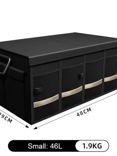 Car Trunk Storage Box Portable Multipurpose Folding Storage Box Outdoor Travel Storage Trunk Organizer for Truck SUV Trunk Box