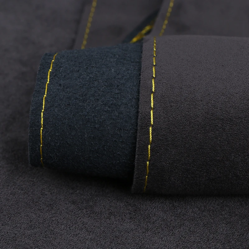 DIY Suede Car Steering Wheel Cover 15 inch Auto Steering Wheel Wrap With Needle Thread Four Season Universal Car Accessories - Image 4