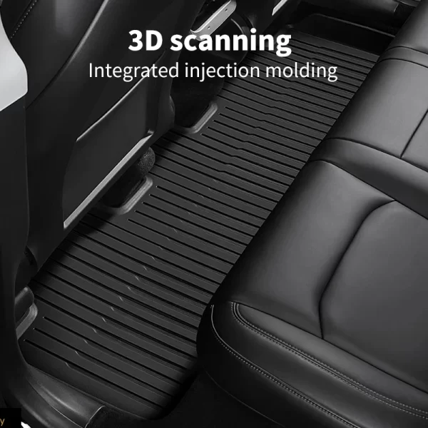 Design for Tesla Floor Mat Model Y 2020-2024 Car Trunk Mat Luggage Mat TPE Waterproof Anti-Slip Set Floor Liner Mat Accessories - Image 6