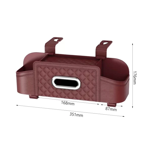 Car Back Seat Organizer Storage Box Universal Car Backseat Organizer Tissue Pocket Car Accessories Auto Interior Decoration - Image 8