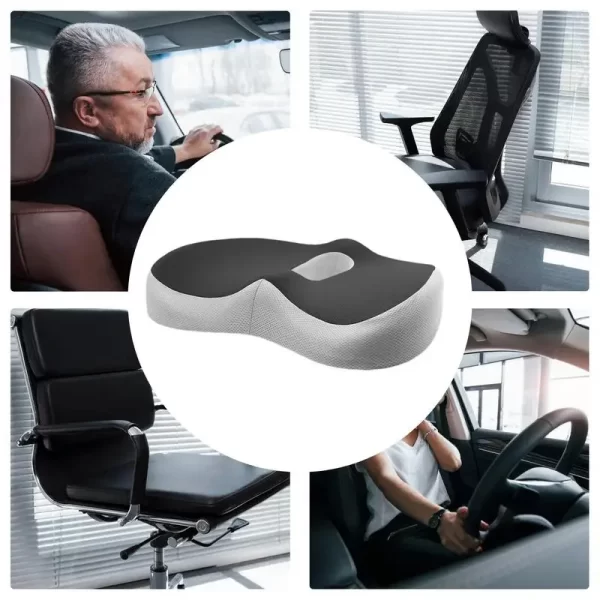 Seat Cushion Non-slip Desk Soft Pad Ergonomic Seat Cushion Chair Pillow Waist Support Seat Cushion for Long Sitting Workers Car - Image 5