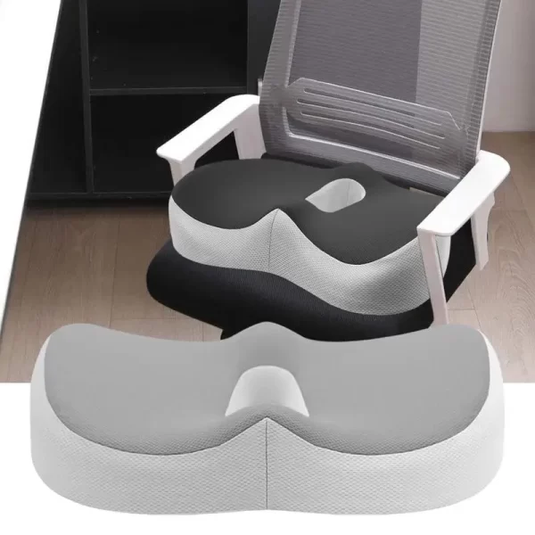 Seat Cushion Non-slip Desk Soft Pad Ergonomic Seat Cushion Chair Pillow Waist Support Seat Cushion for Long Sitting Workers Car