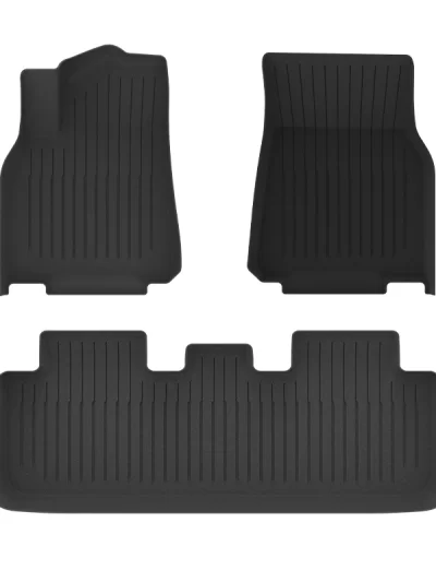 Design for Tesla Floor Mat Model Y 2020-2024 Car Trunk Mat Luggage Mat TPE Waterproof Anti-Slip Set Floor Liner Mat Accessories