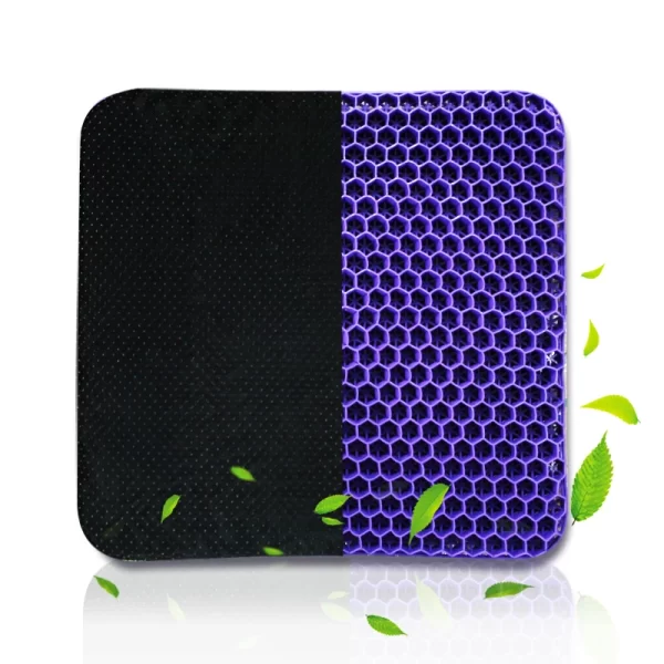 1 PC Large Purple Car Seat Cushion, Travel Cushion, Suitable For Long-distance Travel, Office Sedentary, Relieve Lower Back Pain - Image 3
