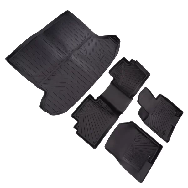 Floor Mats Cargo Trunk Liner Set For Hyundai Tucson 2022-2023 2024 Front Rear Cargo - Image 6
