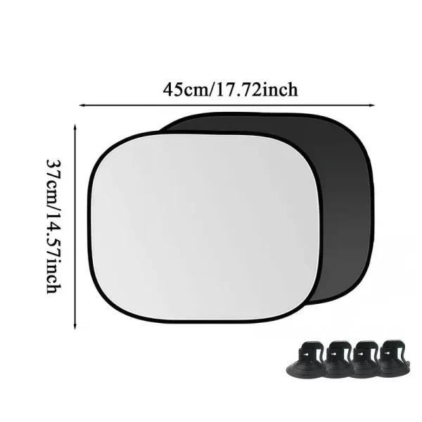 Car Side Window Sun Shade Auto UV Protection Glare Shield Screen Window Heat Insulation Sun Blocker For Breastfeeding Taking A - Image 6