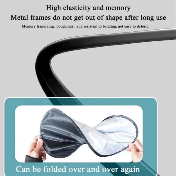 Car Side Window Sun Shade Auto UV Protection Glare Shield Screen Window Heat Insulation Sun Blocker For Breastfeeding Taking A - Image 5