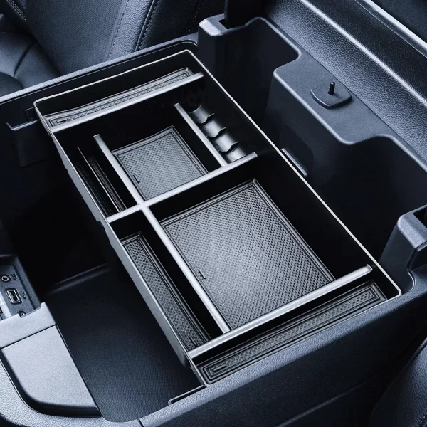 For Chevrolet Silverado 2019-2021 Center Console Storage Box Organizer Tray