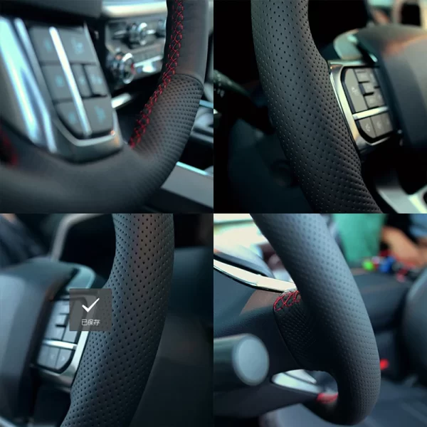 Customize Microfiber Leather Car Steering Wheel Cover For Toyota Avalon Camry 2018-2022 Crown 2018-2022 Corolla 2018-2022 RAV4 - Image 5