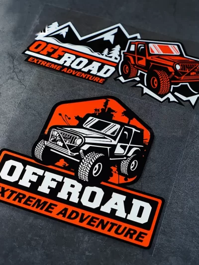 Car Sticker Decals Parts Sunscreen and Waterproof PVC Cover Scratches for Jeep Off Road Graphic Vinyl Stickers 4X4 Exterior