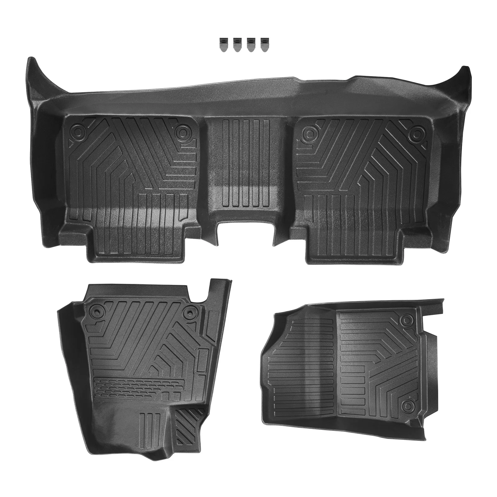 Floor Mats For Toyota Camry 2012-2017 TPE Rubber Liners All Weather Waterproof - Image 3