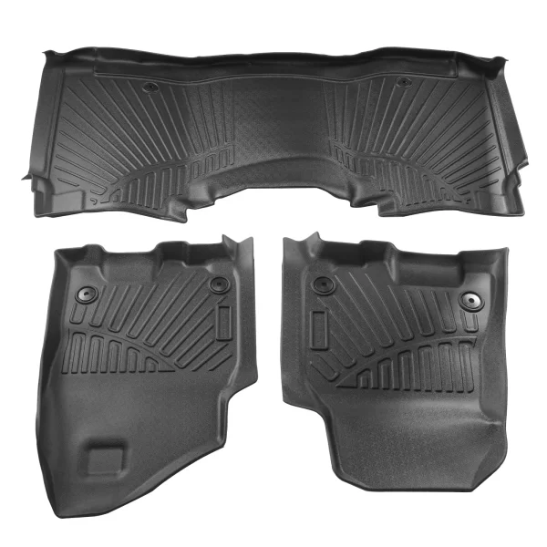 Floor Mats Liners TPE for Dodge Ram 1500  2019-2023 2024 Crew Cab for All-Weather