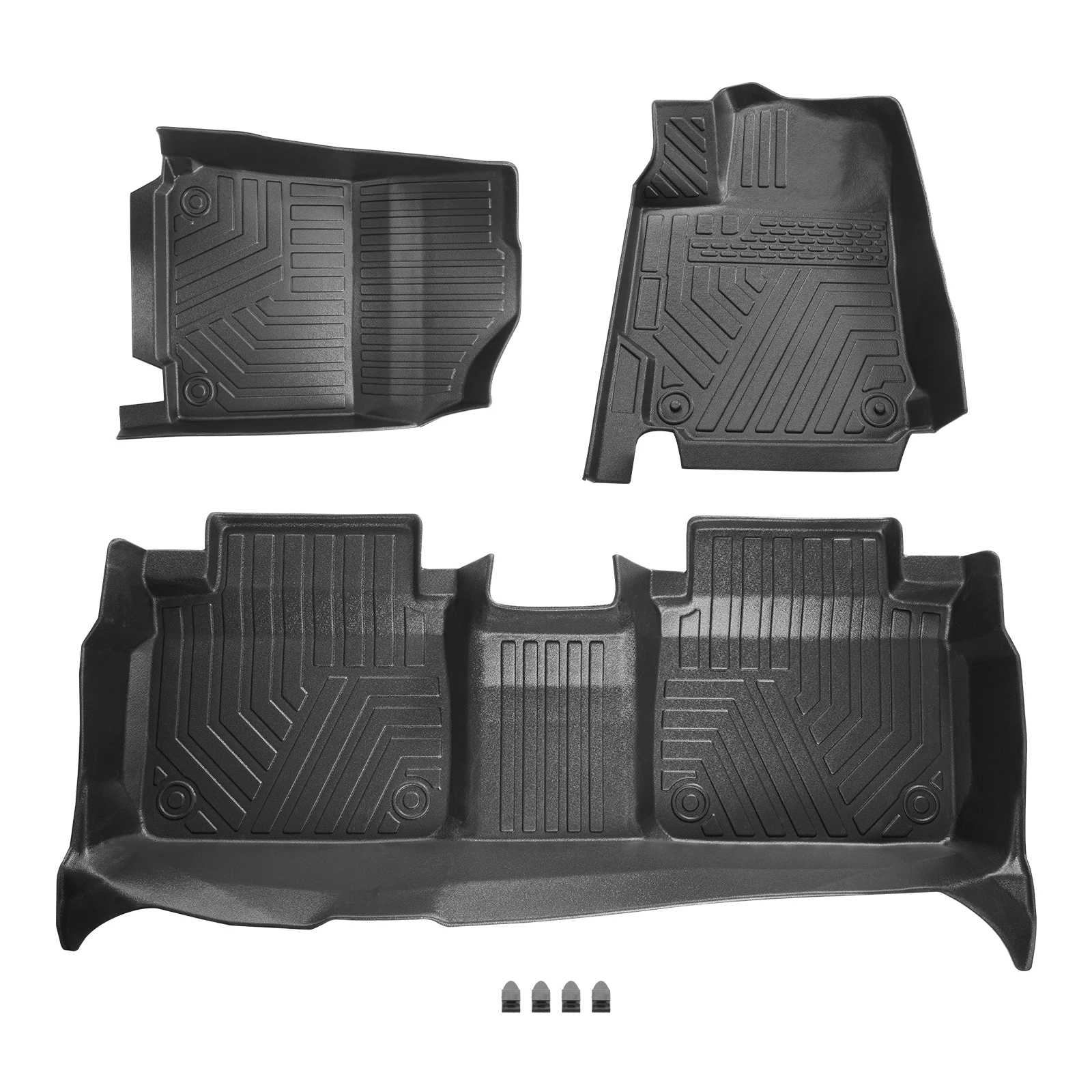 Floor Mats For Toyota Camry 2012-2017 TPE Rubber Liners All Weather Waterproof