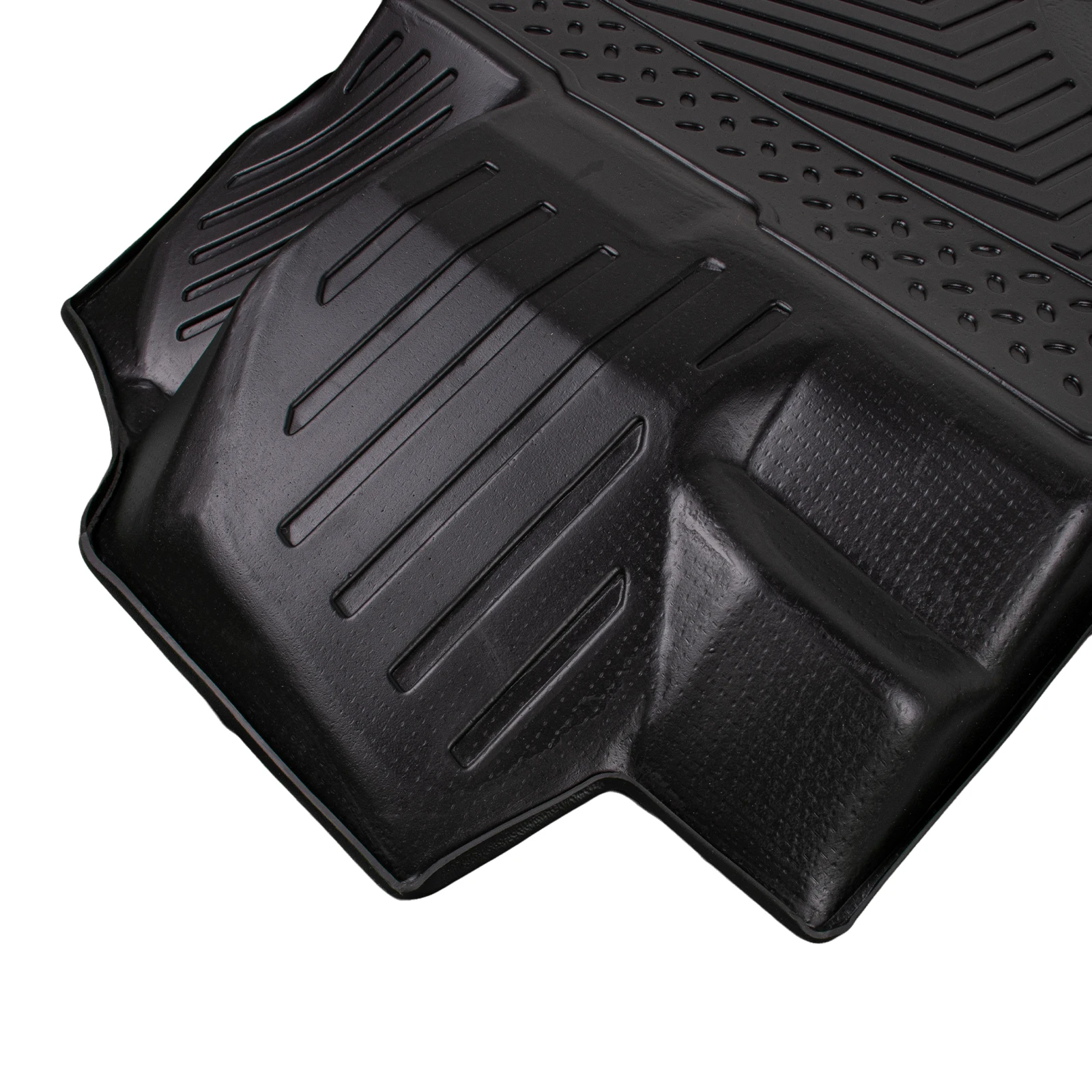 All Weather Floor Mats Liners for 2016-2021 Honda Civic Sedan & Hatchback Coupe - Image 3