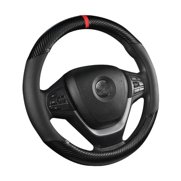 Fashion Universal Car Steering Wheel Cover Breathable Anti Slip Car Decoration Suitable 37-38cm Steering Wheel Cover Accessories - Image 6