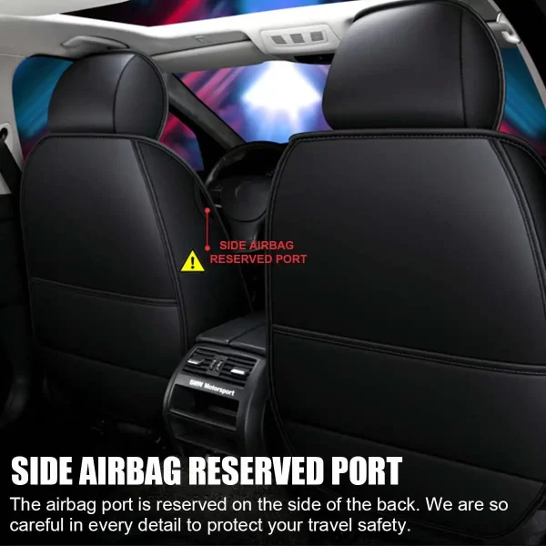 1X PU Leather Front Car Seat Cover Universal Automobiles Seat Covers Seat Chair Cushion Protetor Mat for BMW/Audi/Ford - Image 4