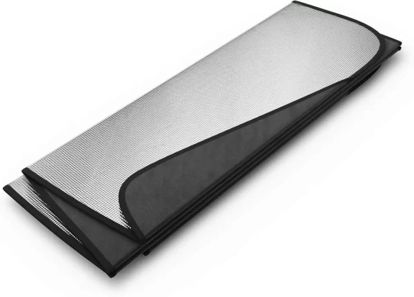 Autotech Park Foldable Sunshade Compatible with 2018-2024 Tesla Model 3, Custom-fit Windshield Sun Shade - Image 4