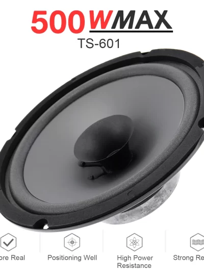500W 6" Car HiFi Coaxial Speaker