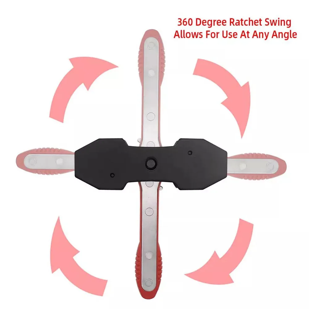 Car Press Single Twin Quad Pistons Install Tool Ratchet Brake Piston Brake Caliper Compression Wrench Caliper Spreader Tool - Image 2