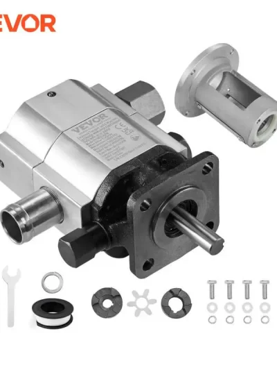 VEVOR Hydraulic Wood Log Splitter Pump Kit 13 GPM 2 Stage 4000 PSI with Coupling Installation Base for Small Engine Mounting