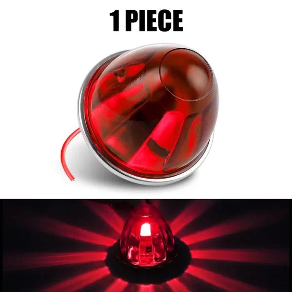 1156 LED Bulb Led Side Marker Light Amber Red Clearence Indicator Light Watermelon Taillight For Car Truck Bus Trailer 12V 24V - Image 12