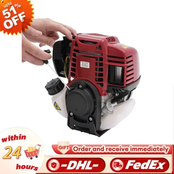 4-Stroke Engine, Pull Start Gasoline Engine, Single Cylinder 4-Stroke Engine - Image 2