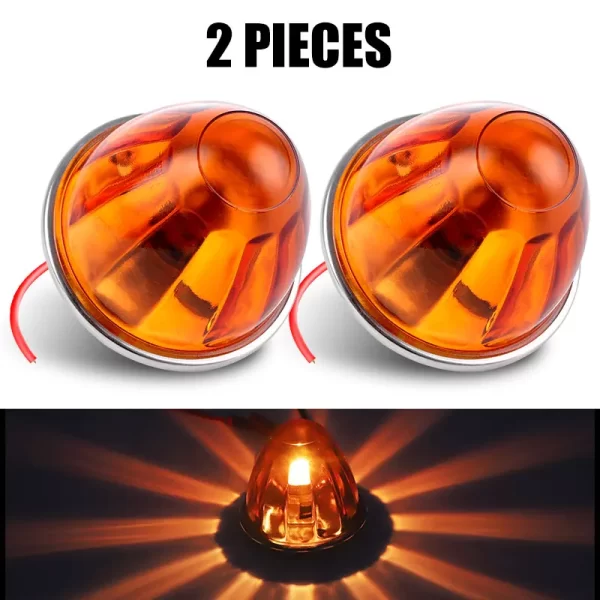 1156 LED Bulb Led Side Marker Light Amber Red Clearence Indicator Light Watermelon Taillight For Car Truck Bus Trailer 12V 24V - Image 10