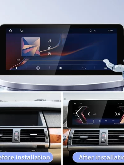 Wireless Carplay Android Auto Radio Display Touch Screen For BMW X Series