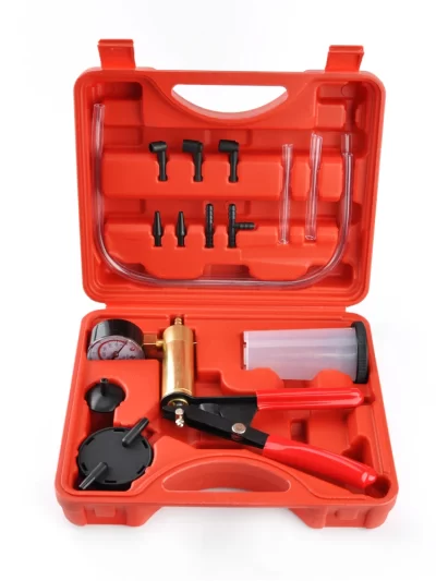 Vacuum Pump Car Brake Clutch Bleeder Tester Motorcycle Bleeding Hand Pump Tool with Case