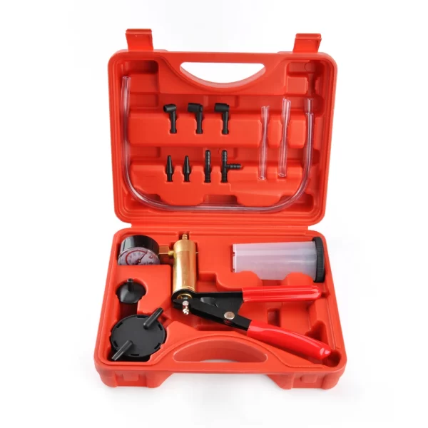 Vacuum Pump Car Brake Clutch Bleeder Tester Motorcycle Bleeding Hand Pump Tool with Case