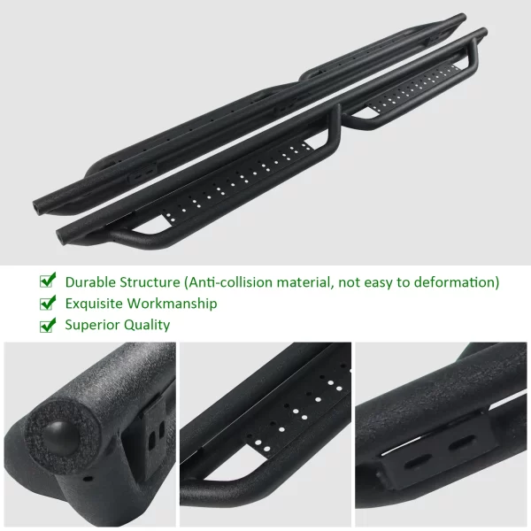 Side Step Nerf Bars Running Boards for 05-23 Toyota Tacoma Double Cab - Image 6