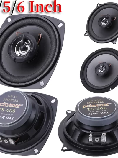 4/5/6 Inch Car Speakers 600W 2-Way Vehicle